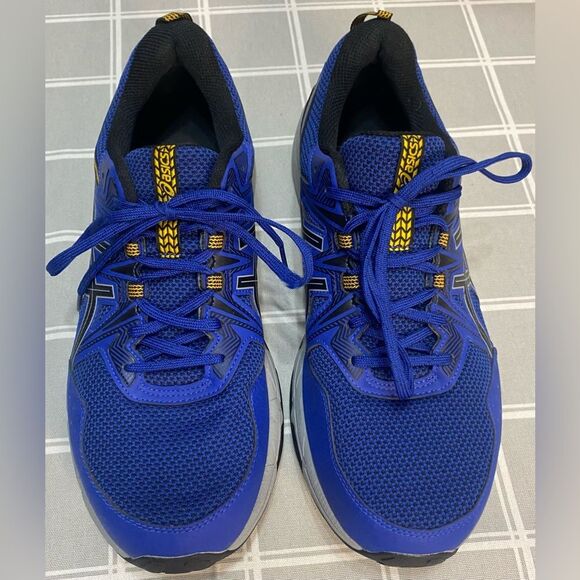 ASICS Gel Venture 8 Men’s Sz 10 Extra Wide Blue Black Sneakers Athletic Shoes - Picture 3 of 15